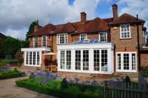 large orangery and extension