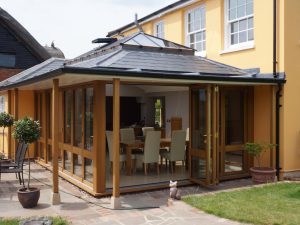 timber conservatory extension