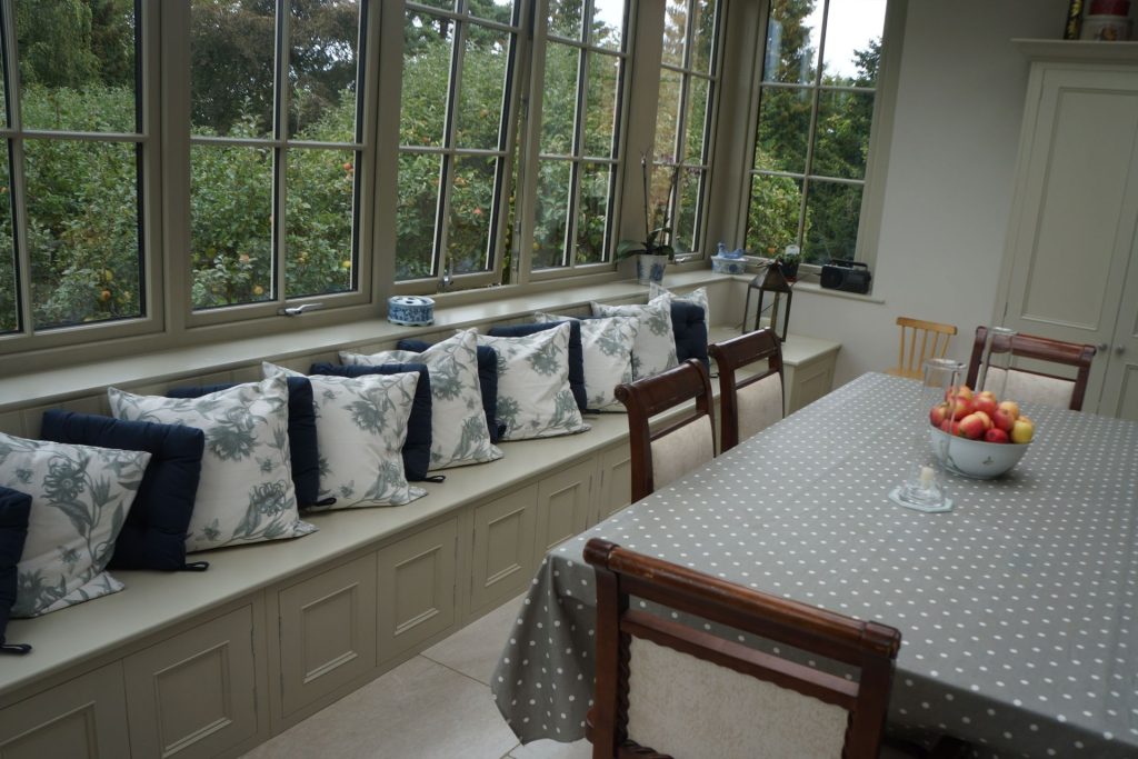 custom kitchen bench
