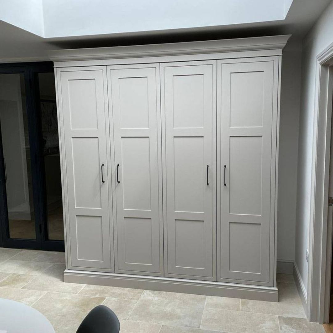 bespoke grey kitchen cupboards