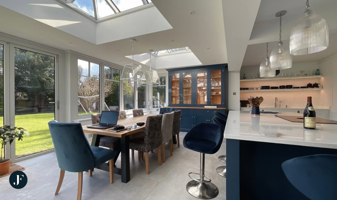 A Bespoke Kitchen-Living Space in Berkshire