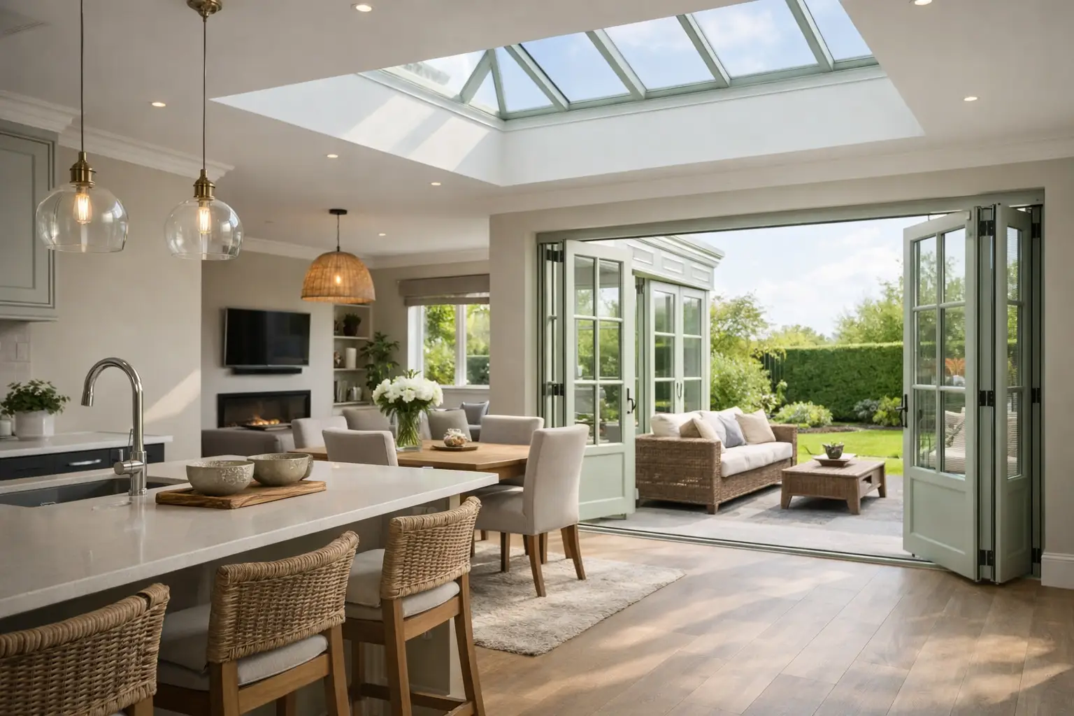 Open Plan Kitchen Living Extension Ideas