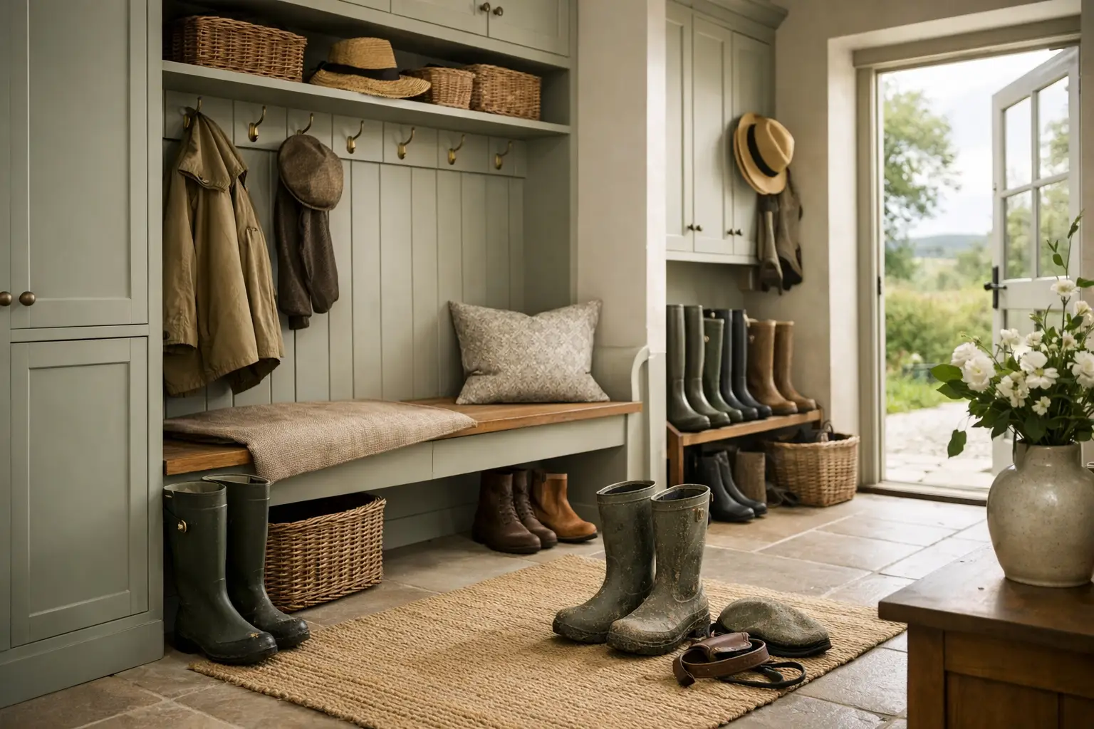 Country Living Refined Boot Room Design