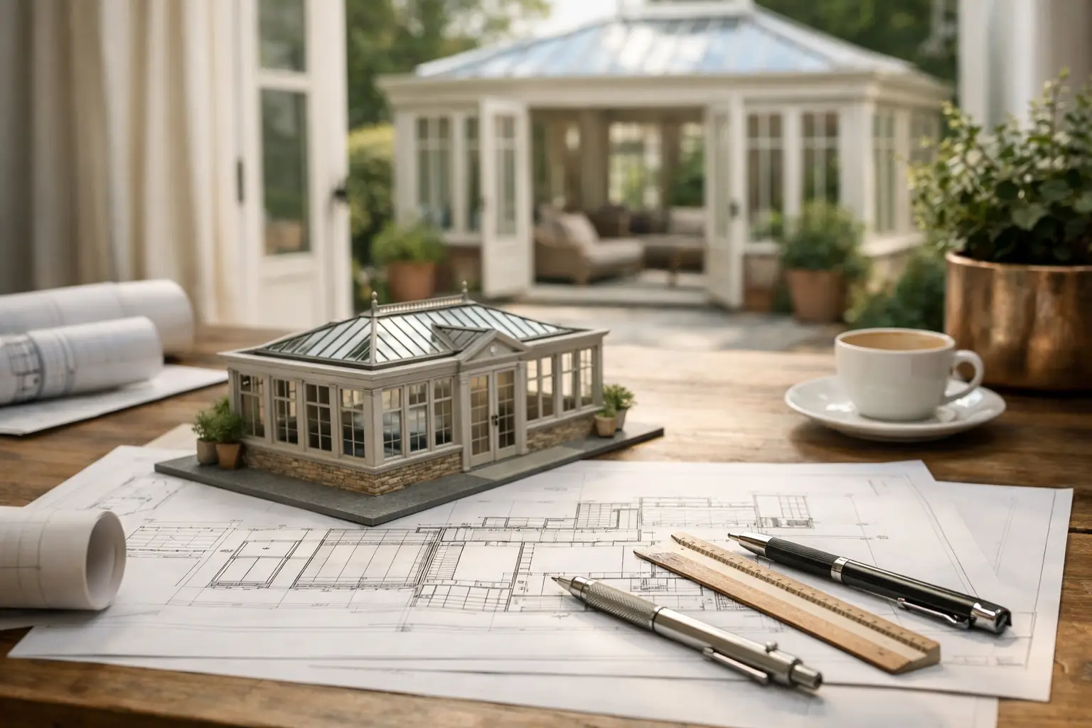 Planning Drawings for Orangery Projects