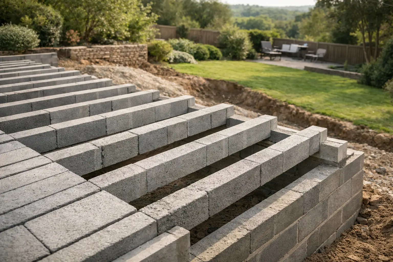 Why Block & Beam Flooring Suits Sloping Gardens