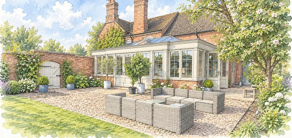 wooden orangery