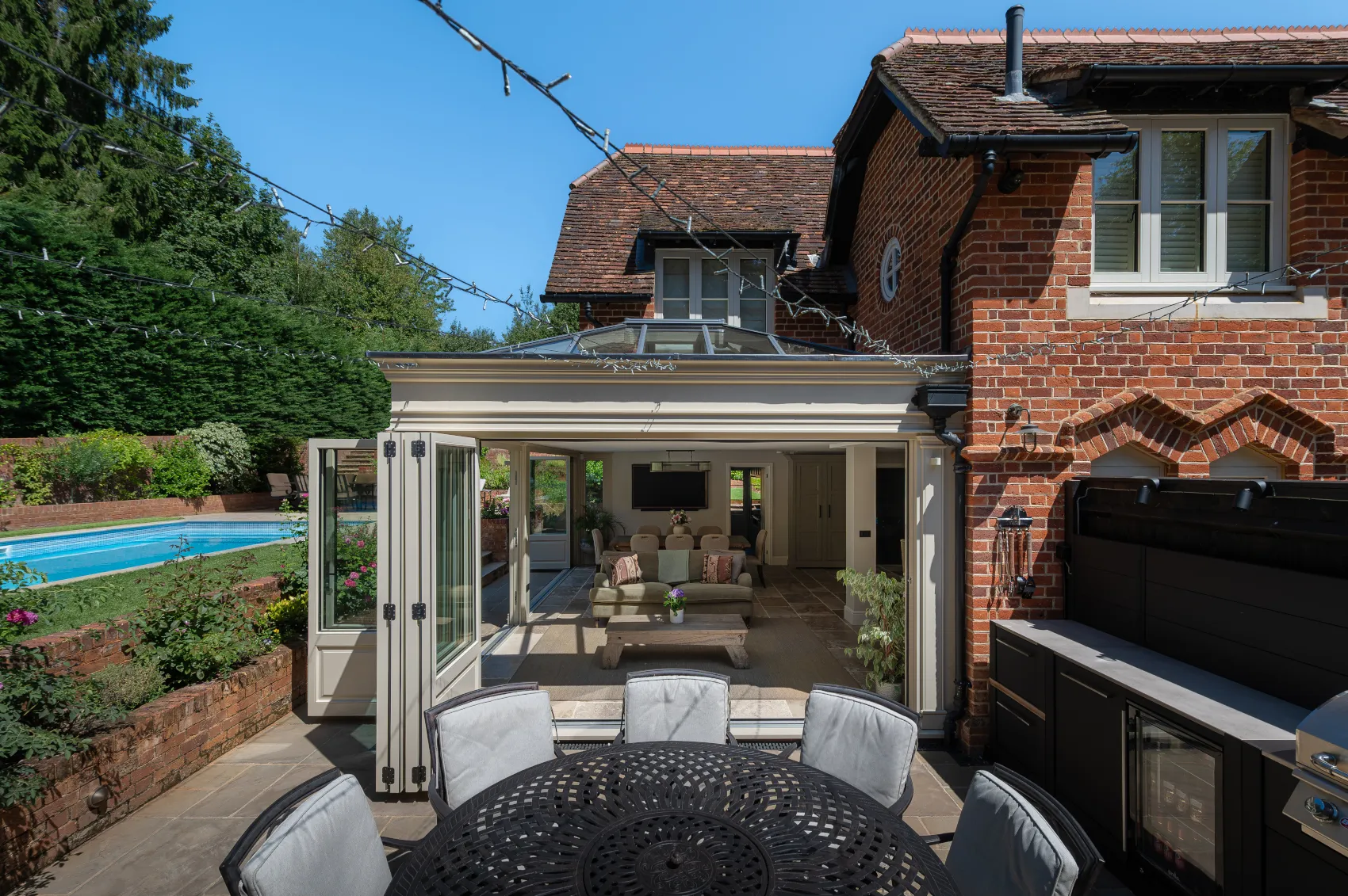 orangery with patio
