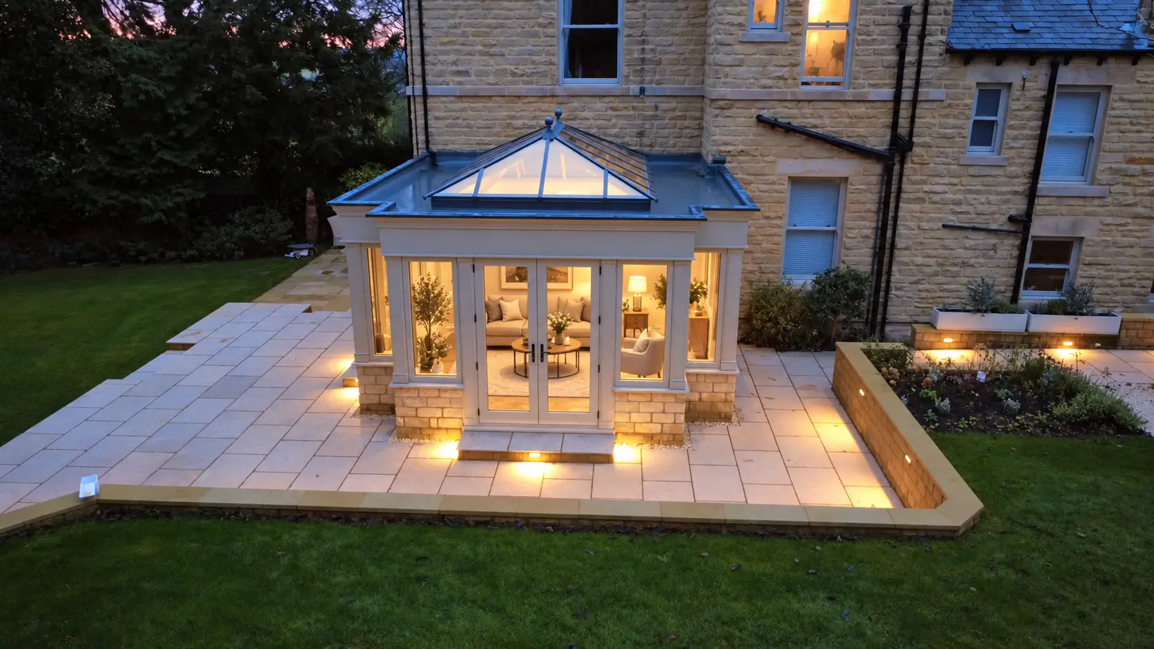 small cream orangery